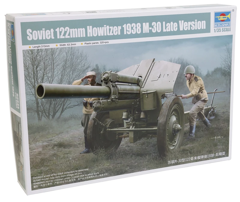 Trumpeter 1:35 - Soviet 122mm Howitzer 1938 M-30 Late