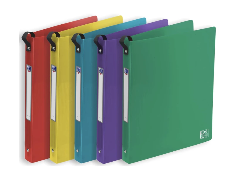 ELBA School Life Ring Binder Pack of 18 DIN A4 Assorted Colours