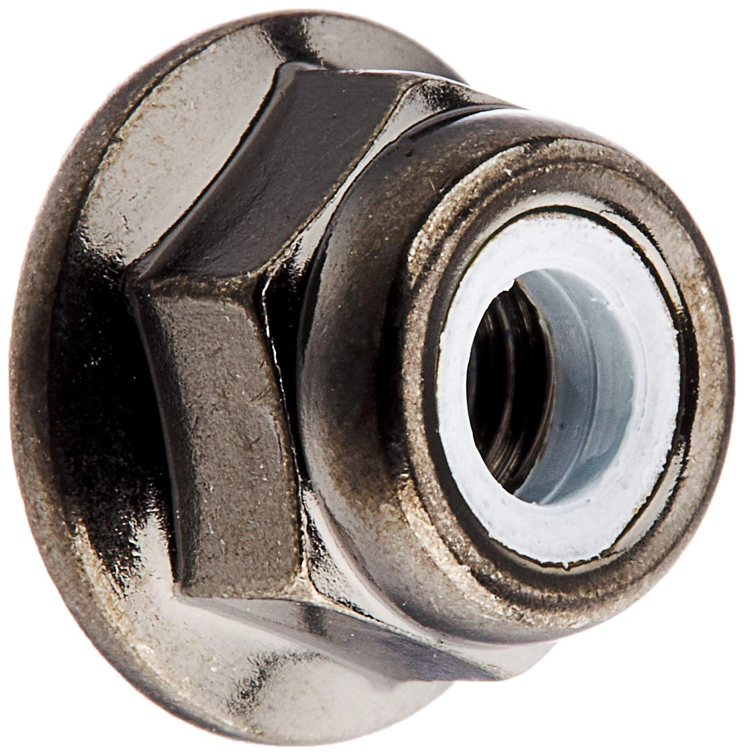 Tamiya 54642 4mm Flange Lock Nuts (Black, 8 Pcs.) (Wheel Nuts/TT01/TT02/DT02)