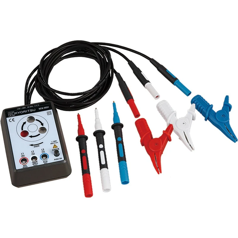 Kyoritsu KEW 8031 Indicator of The Senses cyclic of Phases by Turning aid A Engine, Grey