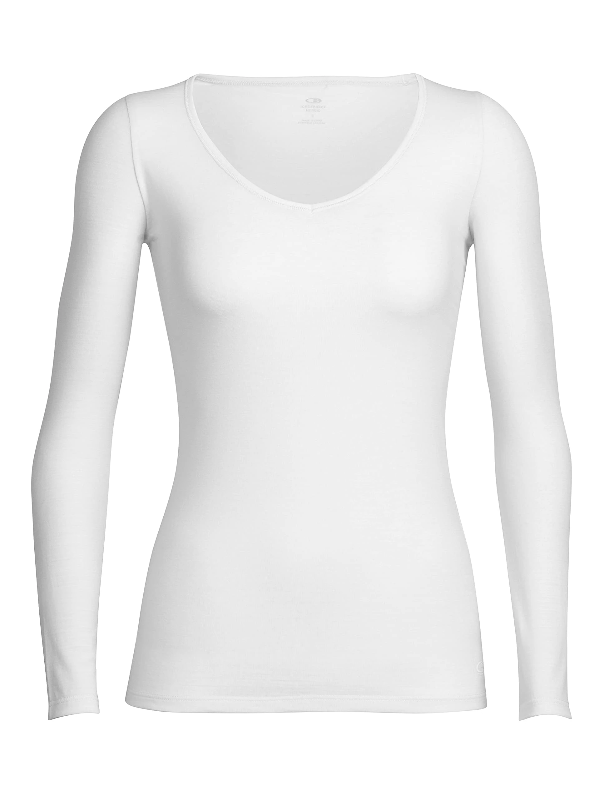 Icebreaker ICEKQ Women Siren LS Sweetheart Underwear - Snow, XS