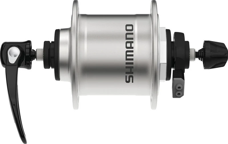 SHIMANO Unisex - Adult Type 32 Hub Dynamo, Silver, One Size