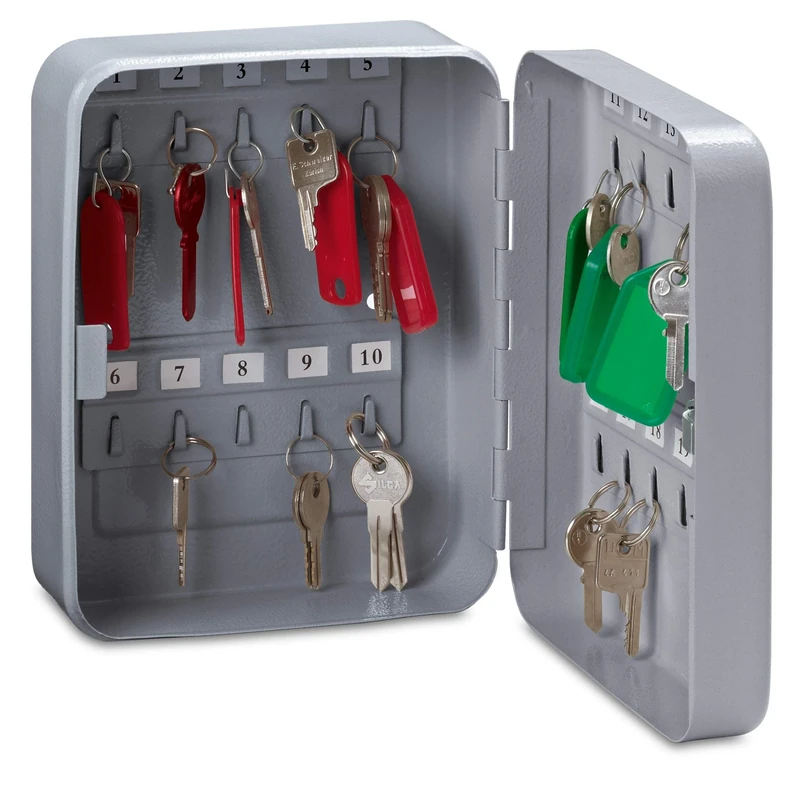 Rieffel VT-SK 20 Key Cabinet with 20 Hooks Cylinder Lock - Image 1