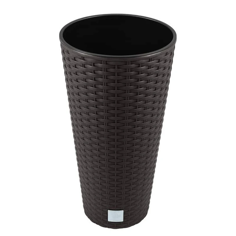 Prosper Plast DRTUS400-440U 34 x 5.9 x 34 cm Rato Tubus Flowerpot - Dark Brown (6-Piece)