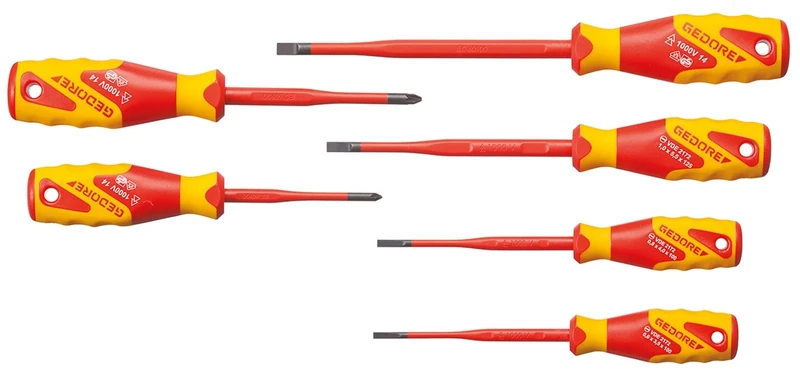 GEDORE 2928728 Slim Drive Screwdriver Set (6 Pieces)