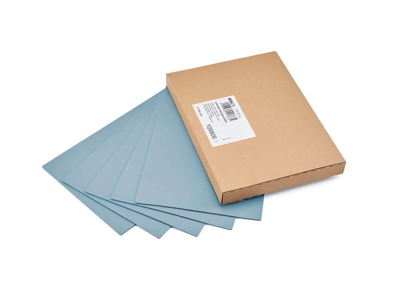 COLOP 109806 Shore A Laser Rubber A4 2.3 mm Light Blue Odourless