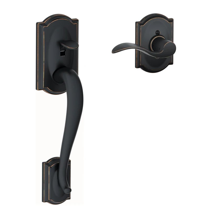 SCHLAGE FE285 716 Acc CAM RH Lower Half Handleset, Aged Bronze
