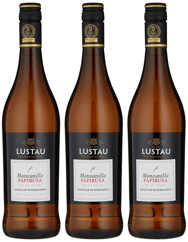 Lustau Manzanilla Papirusa Sherry, 75 cl (Case of 3)