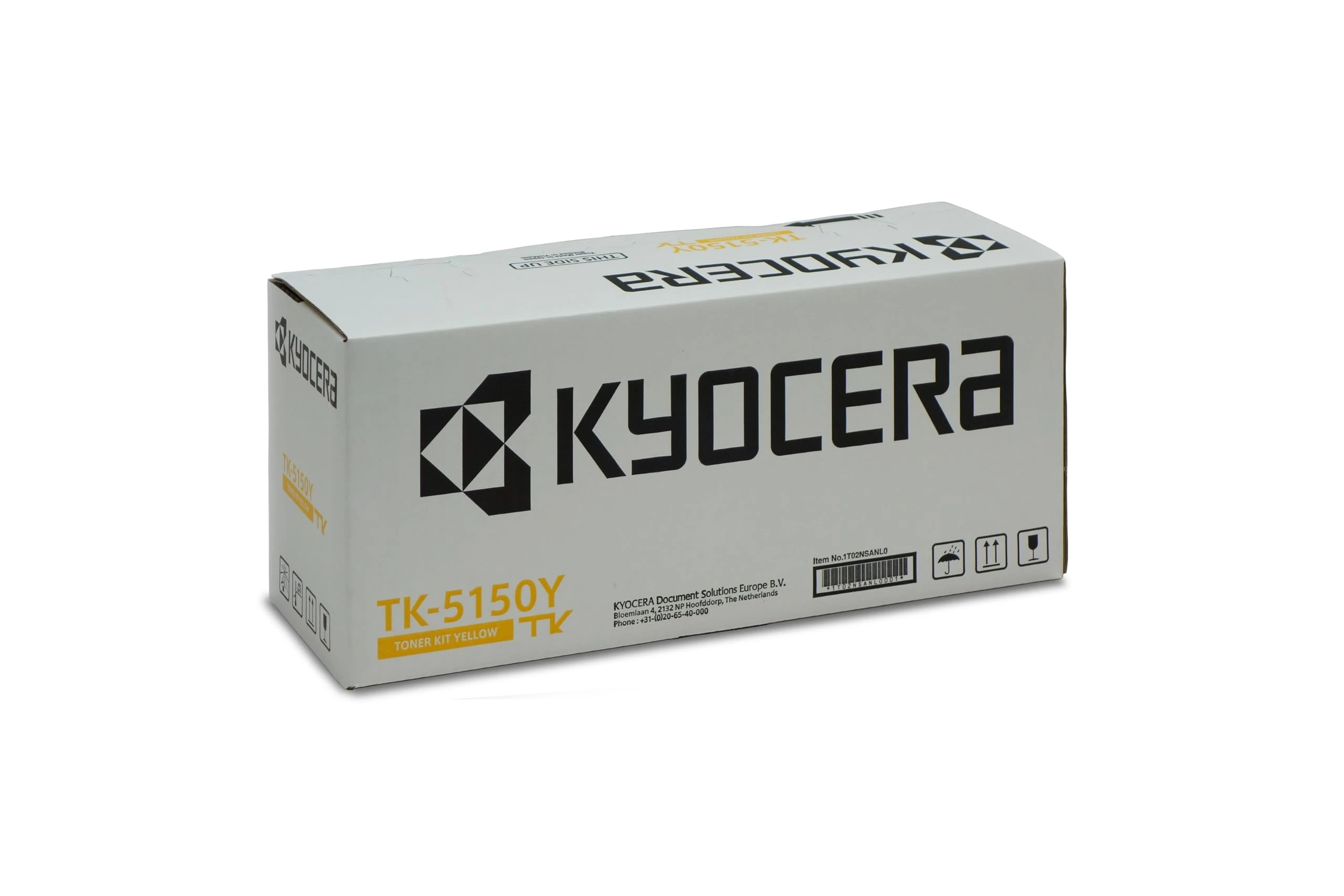 Kyocera TK-5150Y Toner Yellow, 10.000 Pages, Original Premium Printer Cartridge 1T02NSANL0 for ECOSYS M6035cidn, M6535cidn, P6035cdn