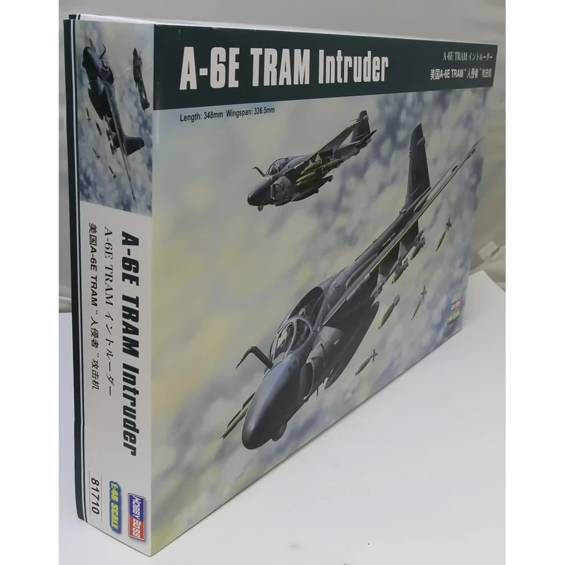 Hobbyboss 1:48 Scale A-6E TRAM Intruder Model Kit (Grey)