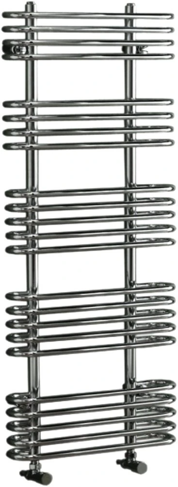 Kartell Oakland Designer Towel Rail - 500mm x x920mm - Chrome - Flush Bathrooms
