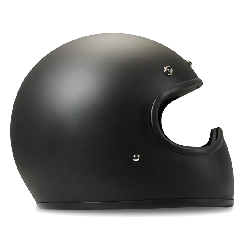 DMD 1FFS10000MB02 Racer Motorcycle Helmet, Matt Black, S