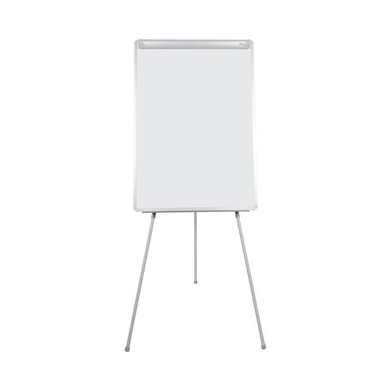 Bi-Office Earth Flipchart Tripod Non Magnetic Easel With Extensible Arms, A1, Dry Wipe Surface, Aluminium Frame