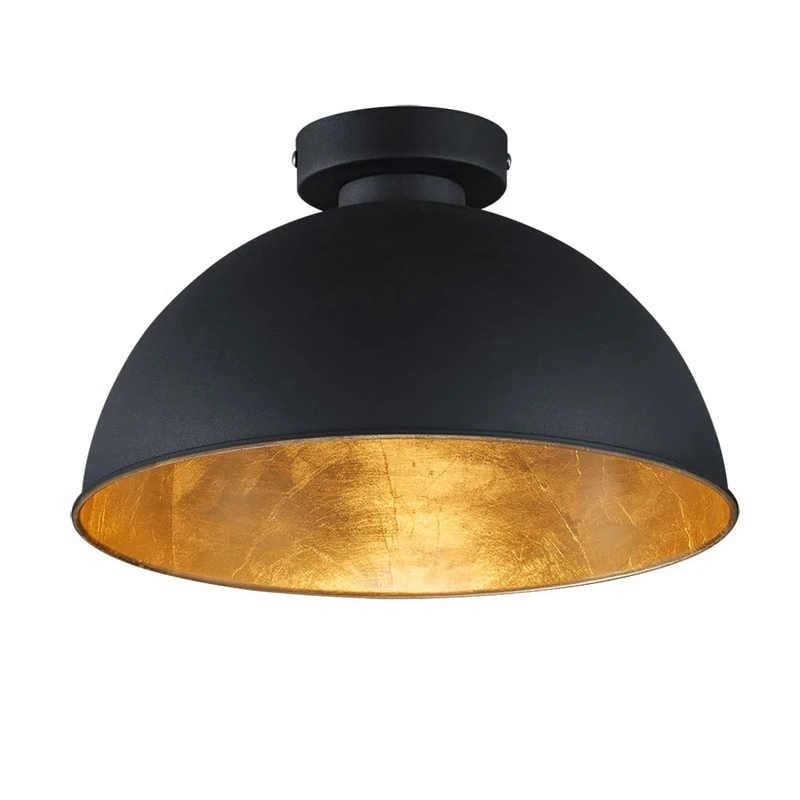 RL LIVE YOUR LIGHT Reality Black Ceiling Light - 31cm E27