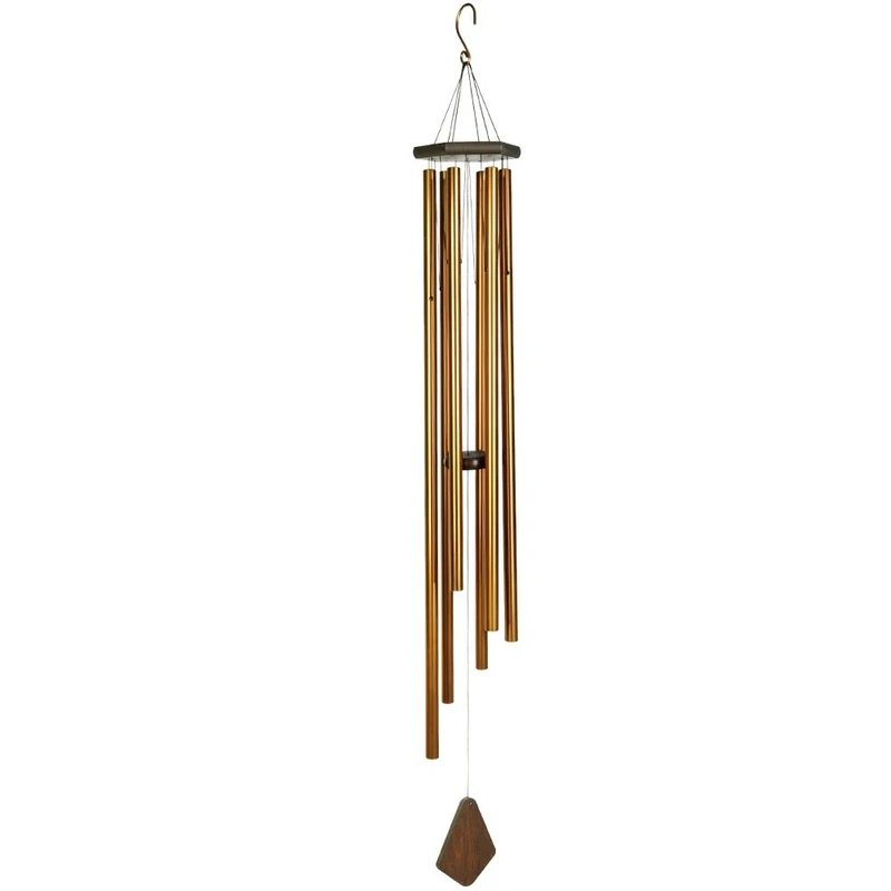 NATURE'MELODY S Premium Wind Chime 56 "/ 142 CM bronze/Brown