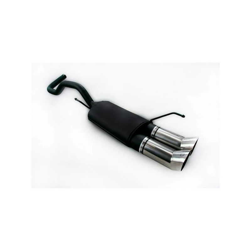 Ulter Sport Sport exhaust compatible with Volkswagen Polo 6N HB 1.0i 33/37kW/1.3i 44kW/1.4i 40/44/55kW/1.6i 55kW/1.9D 47kW 1995-2001 2x 80mm DTM - Image 1