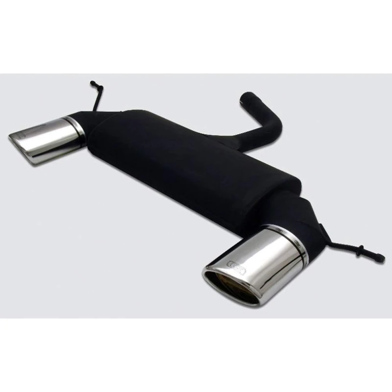 Ulter Sport Double sport exhaust compatible with Volkswagen Golf V HB 1.4i 55kW/1.4FSi 66kW/1.6i 75kW/1.6FSi 85kW/2.0FSi 110kW/1.9TDI 66/77kW/2.0TDI 100/103kW/2.0SDI 55kW 2003-2008 120x80mm
