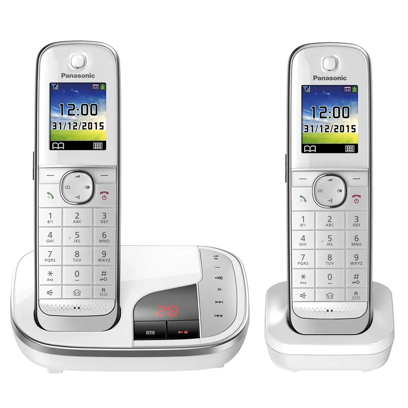Panasonic KX-TGJ322 - telephones (DECT, Desk, White, LCD, AAA, Polyphonic)