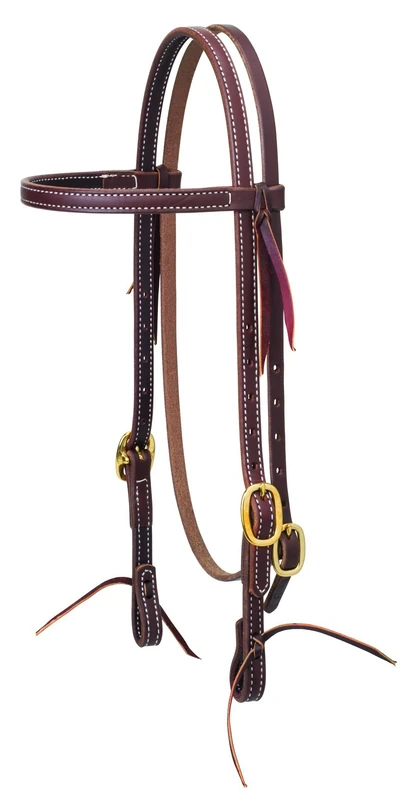 Weaver Leather Working Tack Solid Brass Browband Headstall