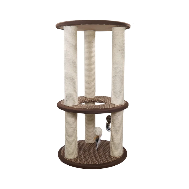 Rosewood Cinnamon Cat Scratching Tree - 81cm Tall Cat Tower