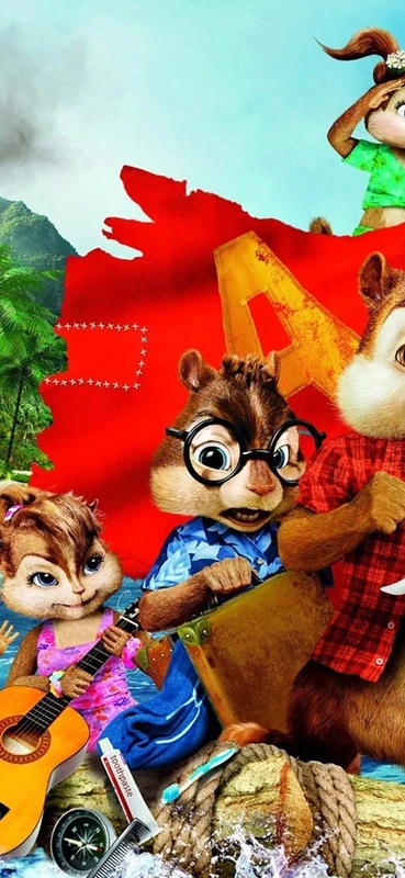 PeelitStickit Alvin and The Chipmunks Chipwrecked, vinyl - Image 1