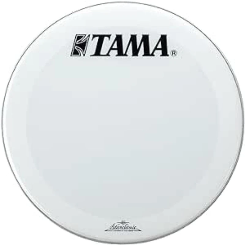 Tama SW24BMTT 24" Bass Drum Front Head - Smooth White with Tama & Starclassic Logo