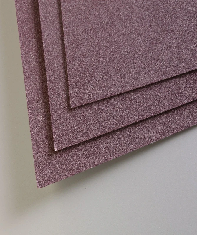 Clairefontaine - Ref 96167C - Pastelmat Card Sheets (Pack of 5 Sheets) - 360gsm Card - 50 x 70cm - Burgundy Colour - Specially Formulated For Use With Pastels