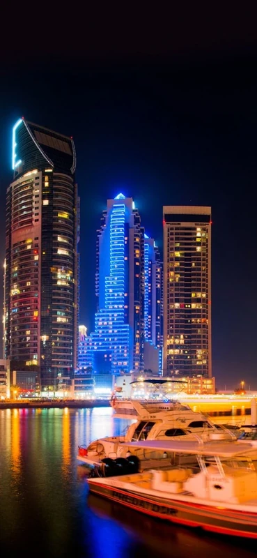 PeelitStickit Dubai Marina City Wallpaper, Wall Mural ID-008, vinyl
