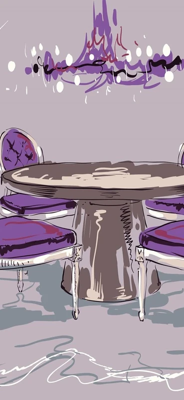 PeelitStickit Furniture Art Wallpaper Design, Wall Mural ID-014, vinyl