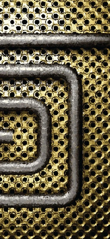 PeelitStickit Metal Wallpaper, Wall Mural ID-013, vinyl