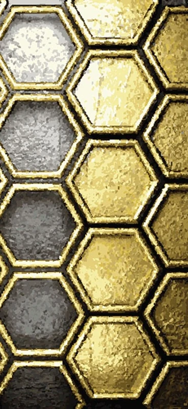 PeelitStickit Metal Wallpaper, Wall Mural ID-014, vinyl