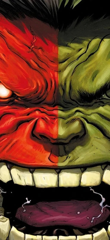 PeelitStickit Red vs Green Hulk, vinyl