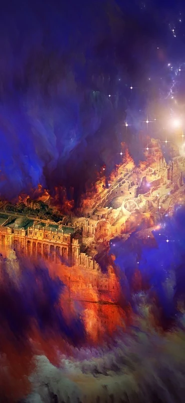 PeelitStickit Sky and Stars Art Wallpaper Design, Wall Mural ID-013, vinyl