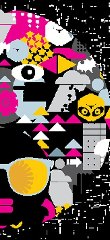 PeelitStickit Women Head Pattern Wallpaper, Wall Mural ID-004, vinyl - Image 1