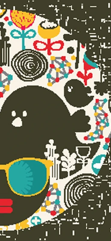 PeelitStickit Women Head Pattern Wallpaper, Wall Mural ID-046, vinyl