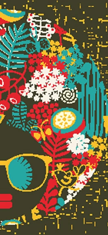 PeelitStickit Women Head Pattern Wallpaper, Wall Mural ID-050, vinyl