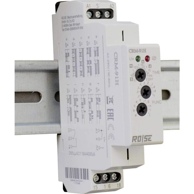 RO/SE CRM-91H/230 Multifunctional Time Relay / 230 V, 230 V