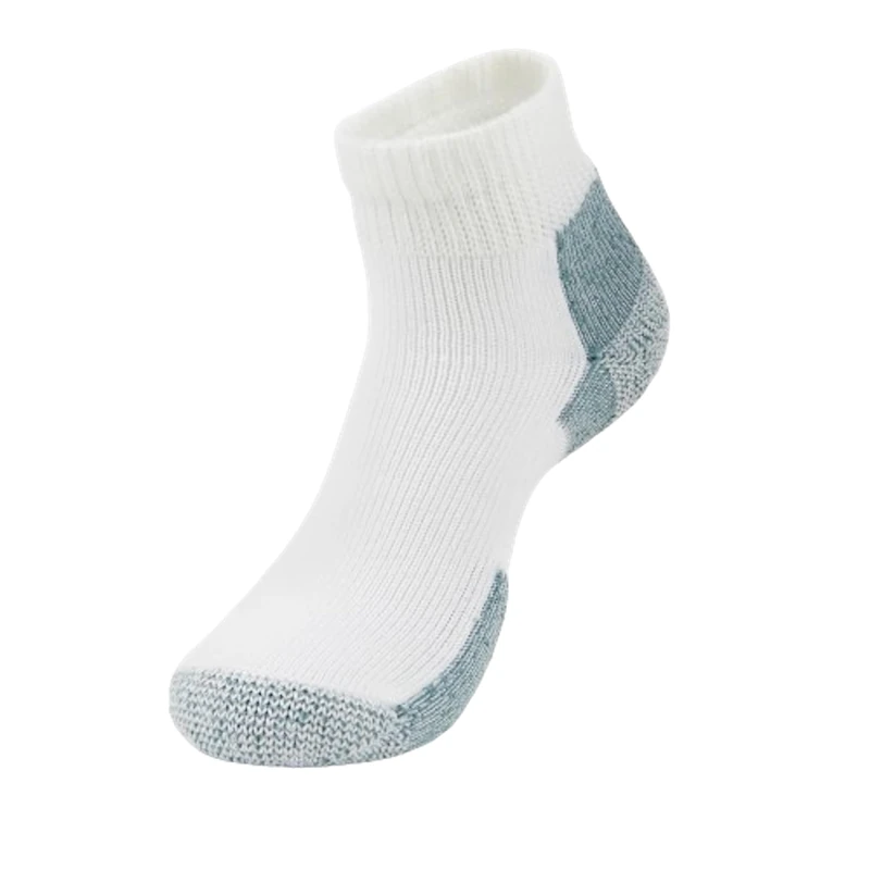 Thorlos Men's - Women's Running Thick Padded Ankle Socks - white -