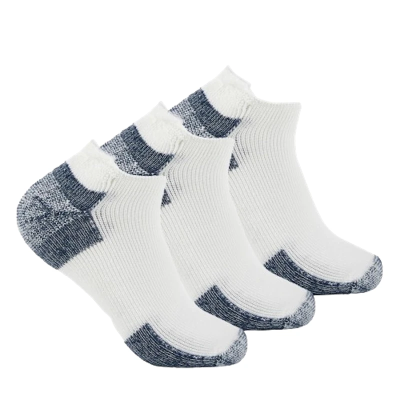 Thorlos Unisex J Running Thick Padded Rolltop Sock, White, Medium