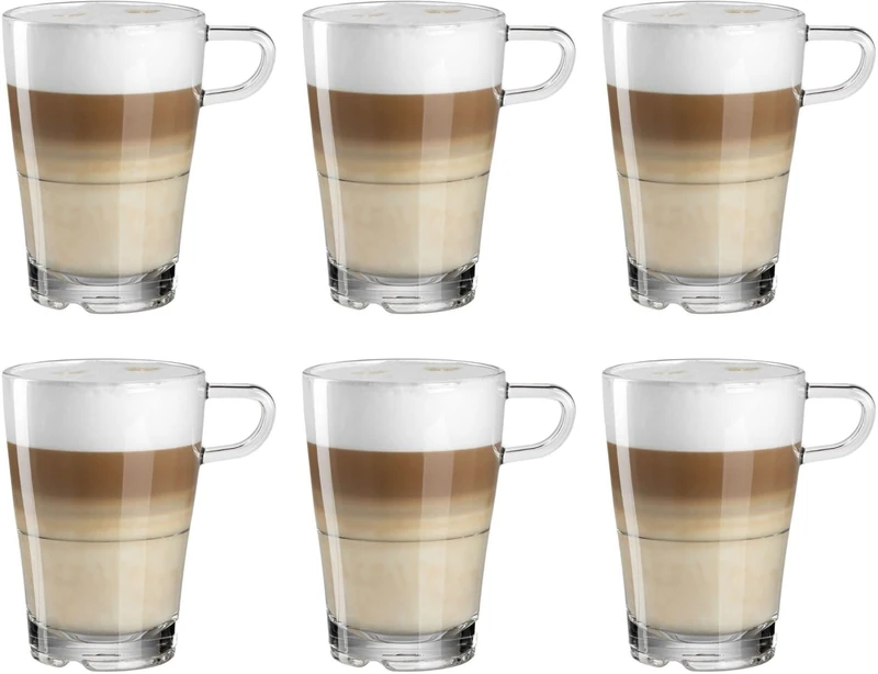 Leonardo 014650 Set 6 Latte Macchiato Glass Senso