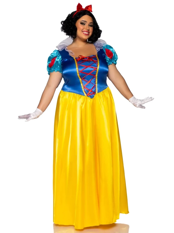 Leg Avenue Womens Plus Size Classic Snow White Fancy dress costume 1X/2X
