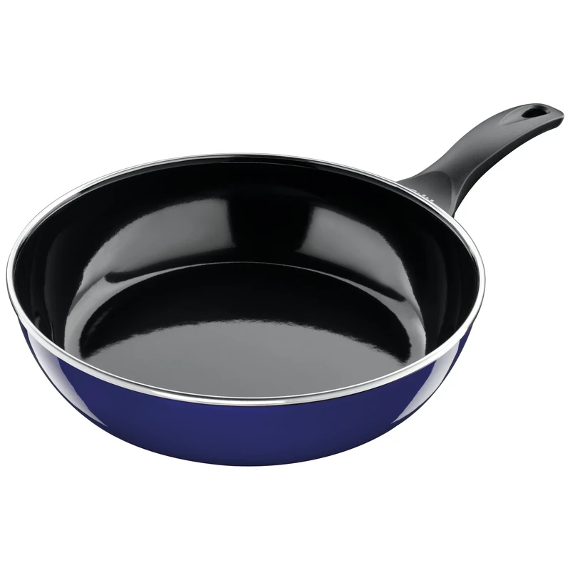 Silit Uncoated Emma with Flame Protection Silargan Functional Ceramic Frying Pan, Blue, 28 cm