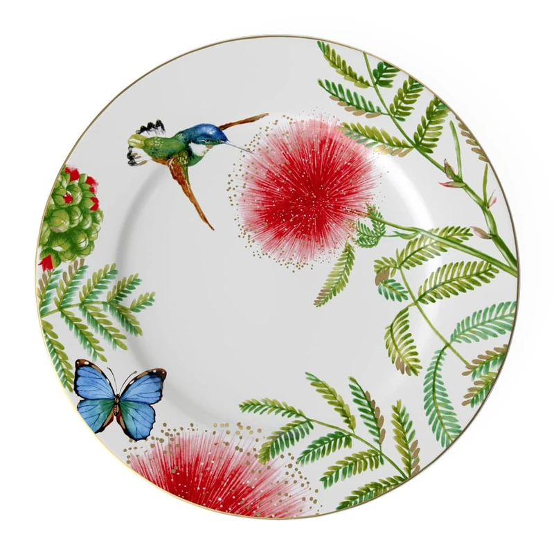 Villeroy & Boch Amazonia Anmut Placeholder Plate, 30 cm, Bone China Porcelain, Multi-Colour