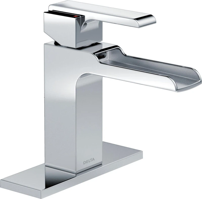Delta Ara Single-Handle Waterfall Bathroom Faucet, Chrome 568LF-LPU