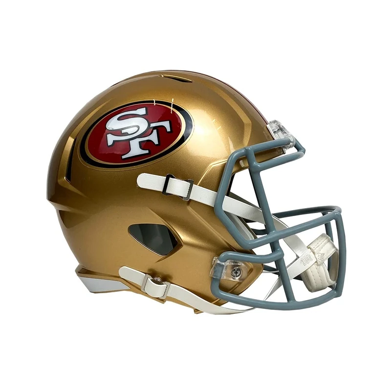 Riddell NFL San Francisco 49ers Full Size Speed Replica Football Helmet