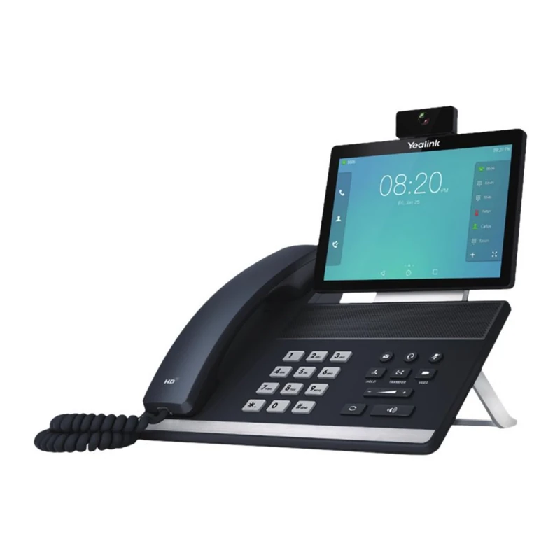 Yealink Smart Video Phone, VP59, Power over Ethernet, Corded Business Desk Phone, 8 Inch Touch Screen, 1080p HD Video, Android 7.1, Bluetooth 4.2, Dual Band 2.4G/5G Wi-Fi, for Executives/Workgroups