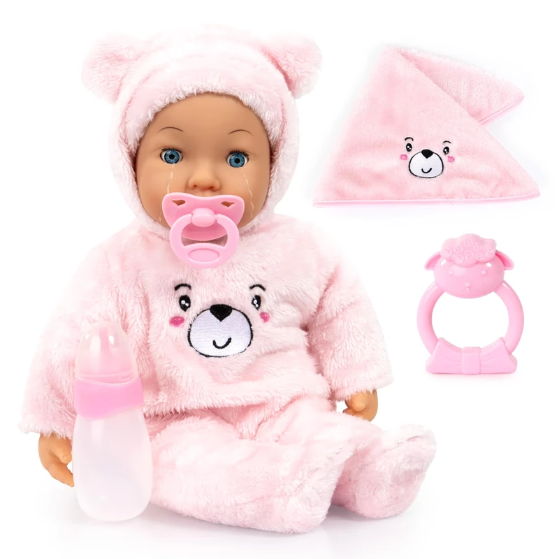 Bayer Design 94694AA Interactive Doll Piccolina Magic Eyes moves mouth, blinking eyes, sounds, accessory