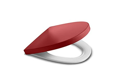 Roca a801652 °F3t Seat - Khroma Passion Red Bathroom Accessories - SEAT/cover - Lacquered Toilet Seats - Seats New Finishes