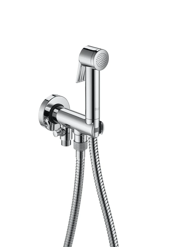 Roca a5b9261 °C00 - Bidet Shower Kit with Stand 2 Outputs Chrome