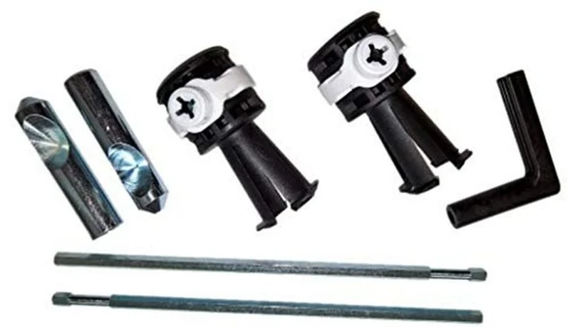 Roca av0027200r - Conceal Fixing Kit for wc-bidé Suspended Spare - Bathroom Collection - Porcelain - Fixations